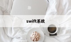 swift系统(SWIFT系统的结构)